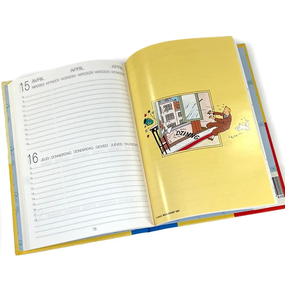 Adventures of Tintin Academic Calendar 1997 - 98 
